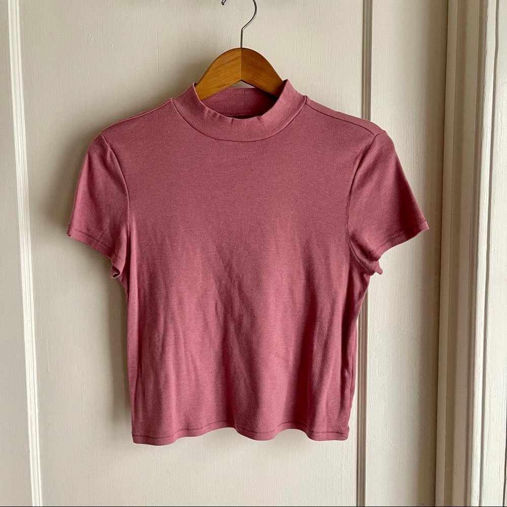 American eagle mock neck top